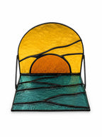 Sunset candle holder
