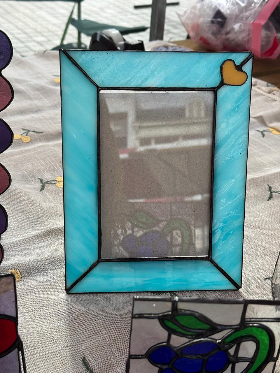 Heart picture frame